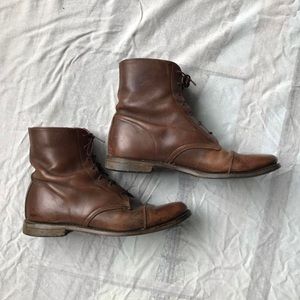 1990s Brown Leather Boots